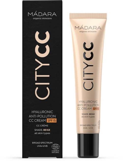 Madara Skincare City CC Hyaluronic Anti-Pollution Cc Cream Spf 15  Beige