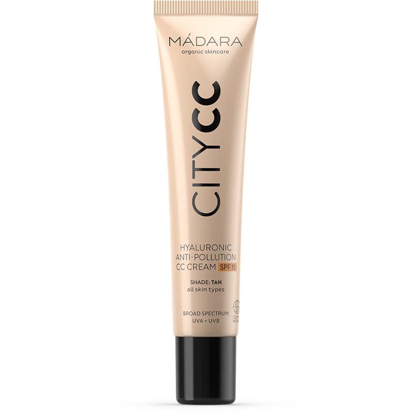 Mádara Skincare City CC Hyaluronic Anti-Pollution Cc Cream Spf 15  Tan