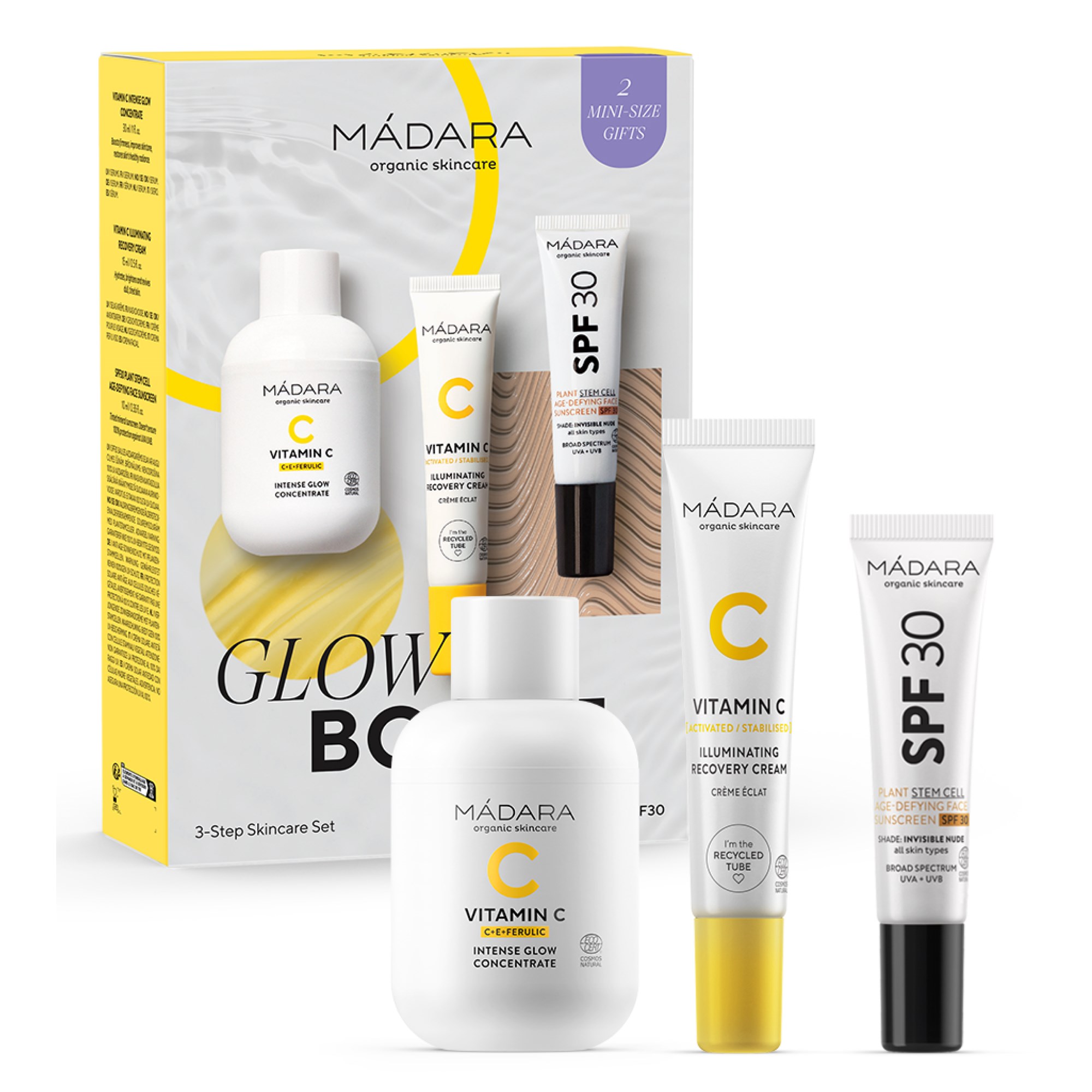 Läs mer om Mádara Glow Boost 3-Step Skincare Set