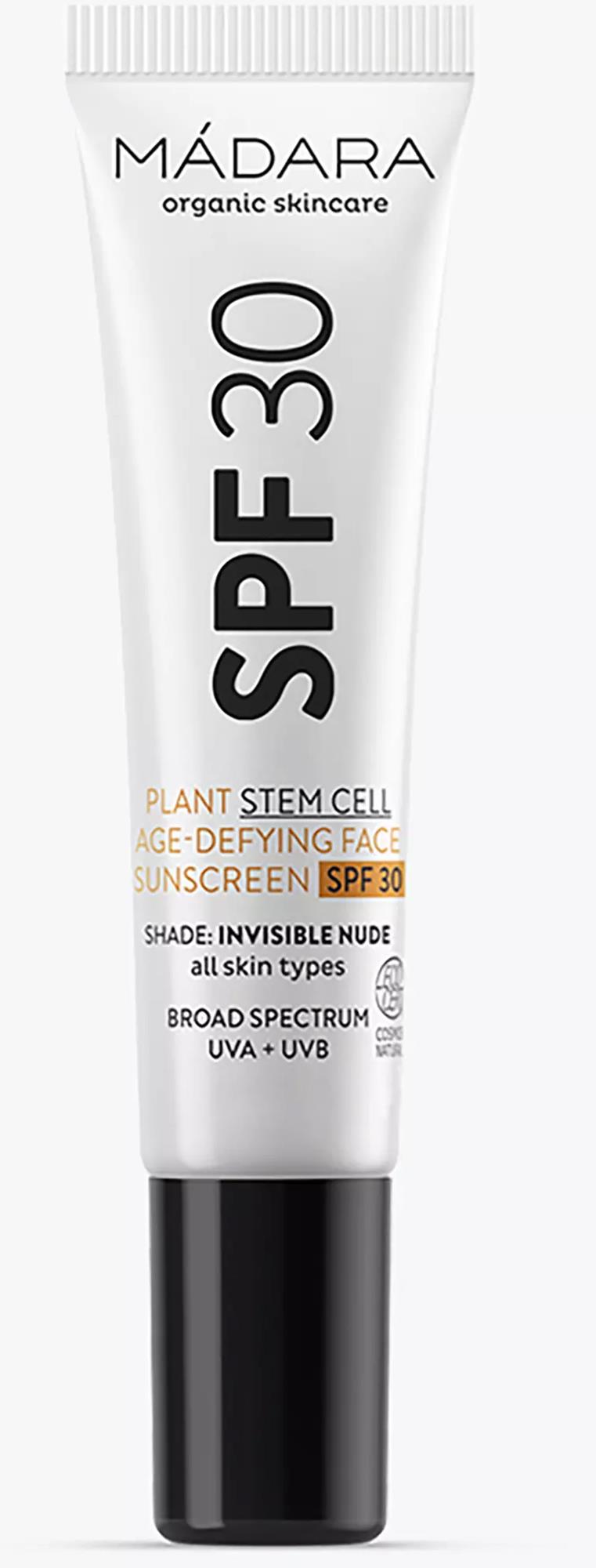 Mádara Plant Stem Cell Age-Defying Face Sunscreen SPF 30 10 ml