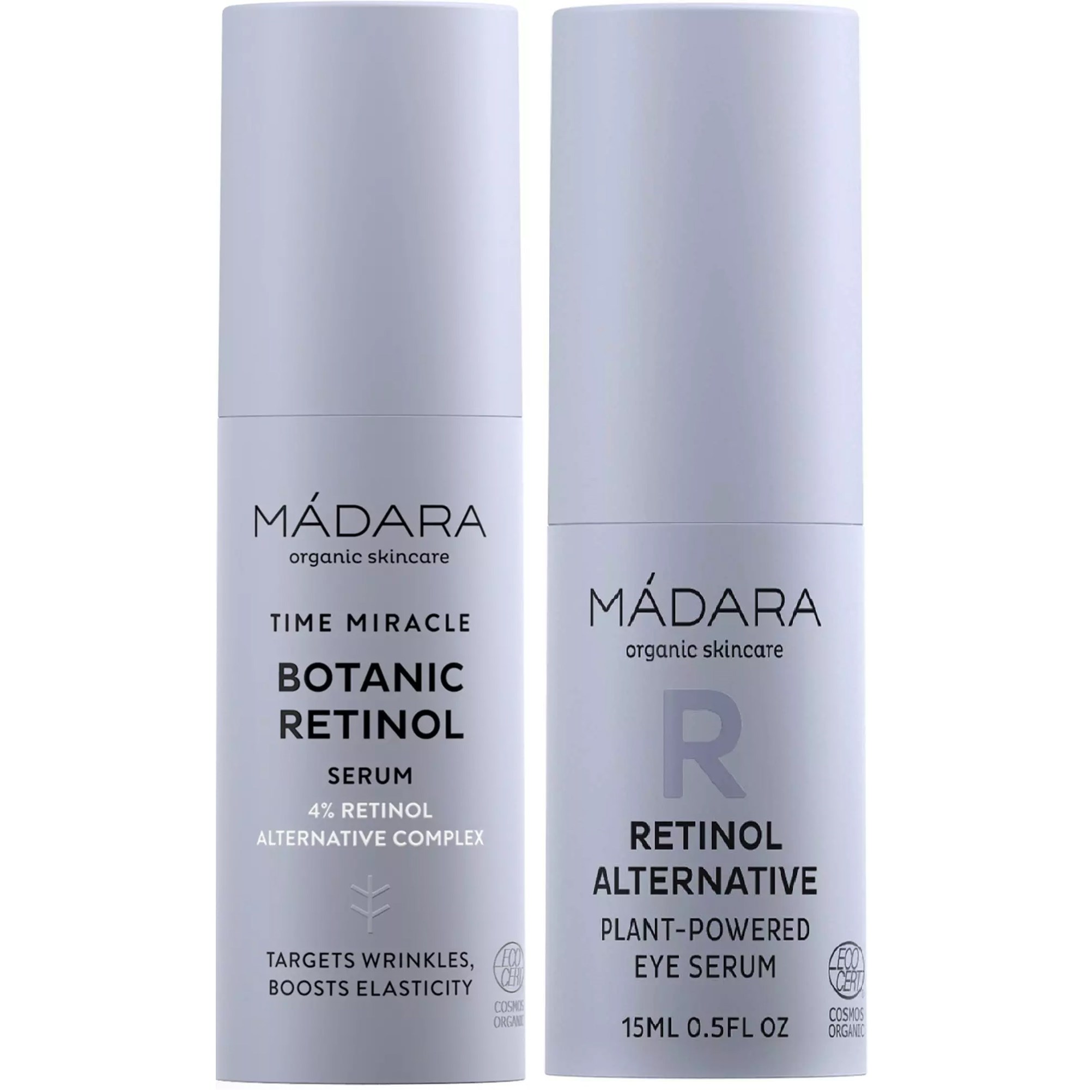 Mádara RETINOL ALTERNATIVE Bundle Plant-Powered Serum 30ml & Eye