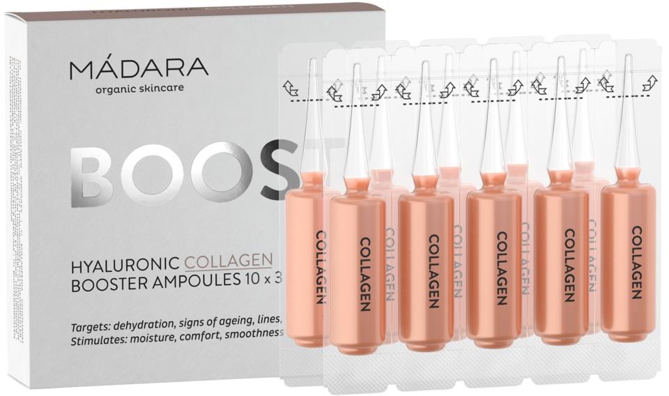 Madara Skincare Hyaluronic Collagen Ampoules 3ml x 10 stk.