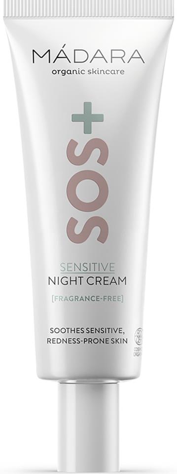 MÁDARA SOS+ Sensitive Night cream 70ml