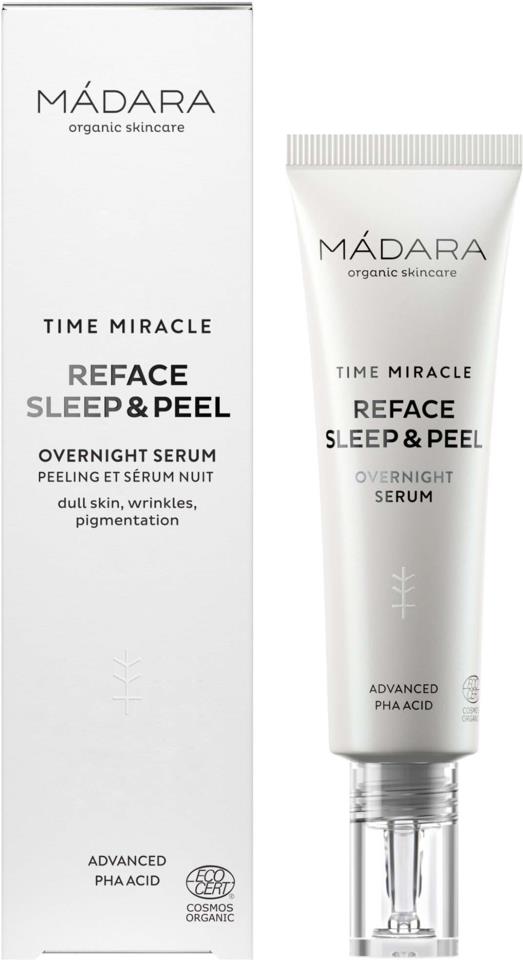 Mádara Time Miracle Reface Sleep & Peel Overnight Serum 30 m