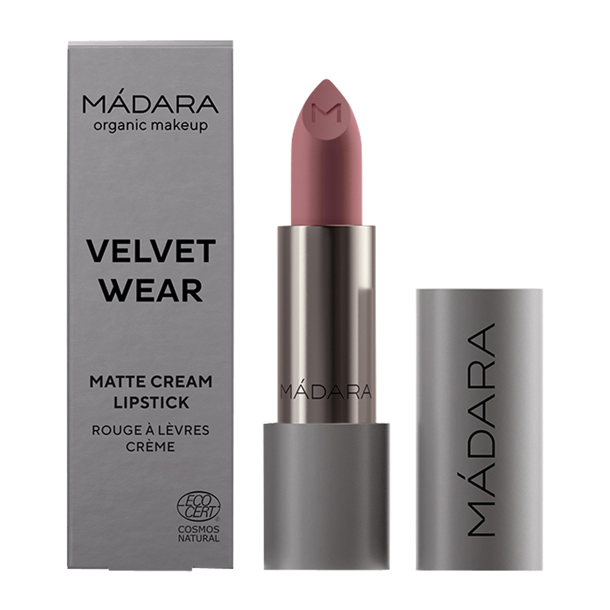 Läs mer om Mádara Makeup Velvet Wear Matte Cream Lipstick #31 Cool Nude