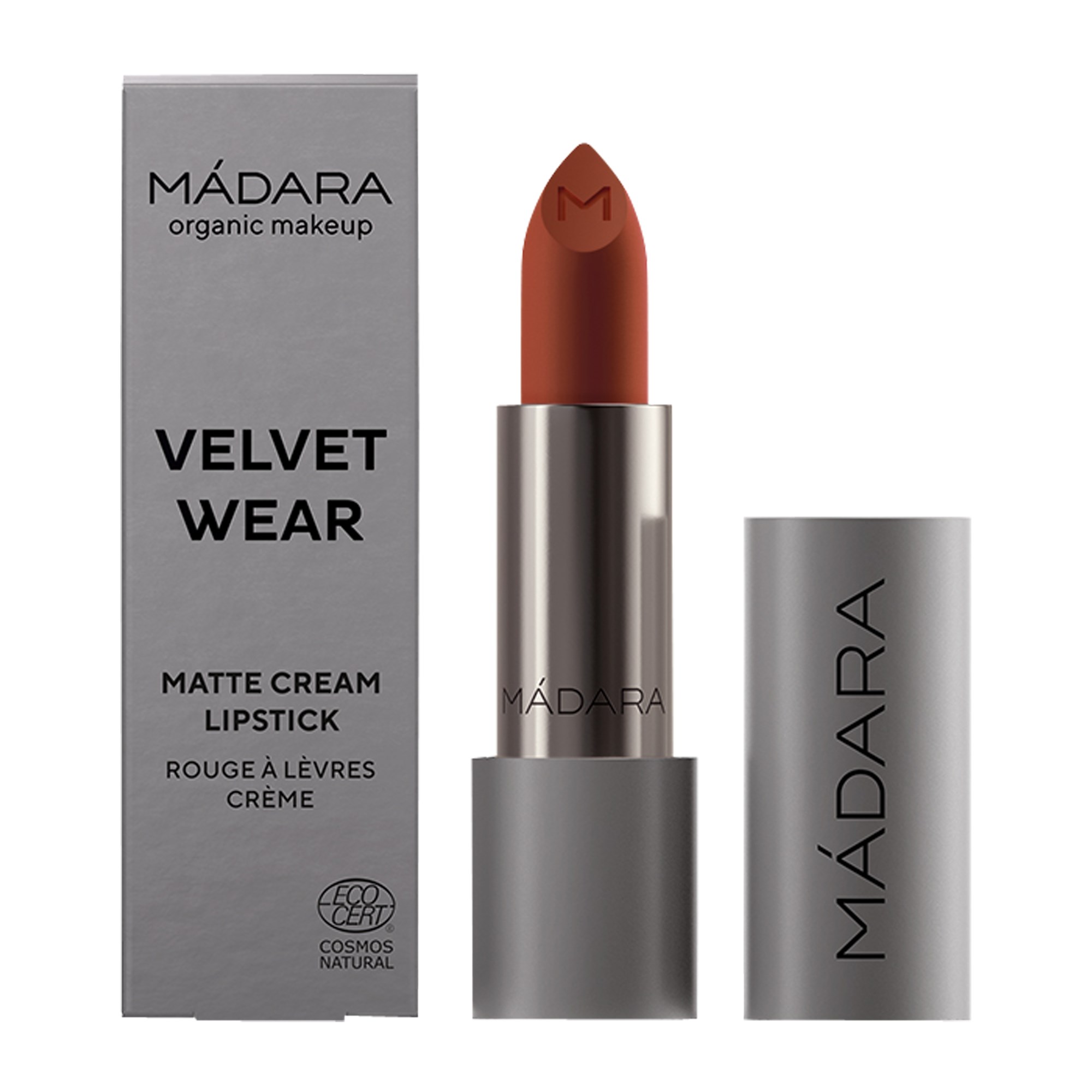 Läs mer om Mádara Makeup Velvet Wear Matte Cream Lipstick #33 Magma