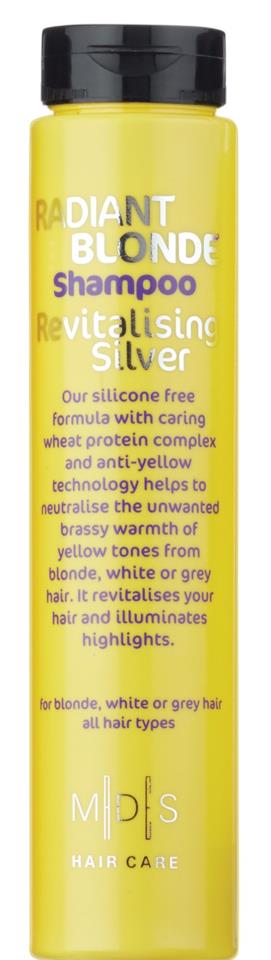 Mades Cosmetics Hair Care Radiant Blonde Shampoo Revitalising Silver 250 ml