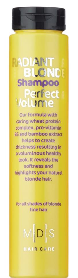 Mades Cosmetics Hair Care Radiant Blonde Shampoo Perfect Volume 250 ml