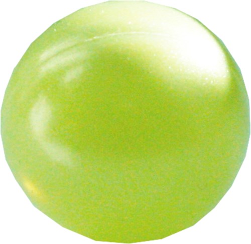 Ett grönt äpple med slät yta och blank yta.