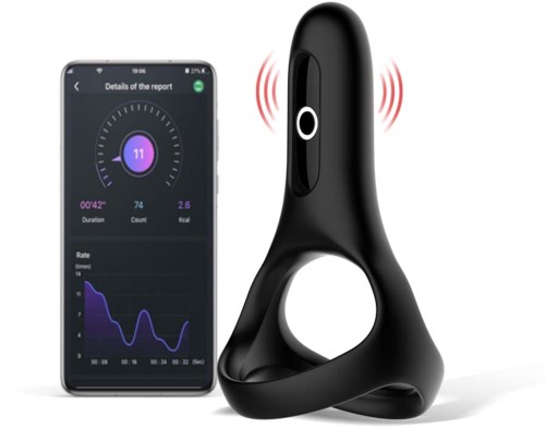 Magic Motion App Controlled Wearable Cock Ring - Rise