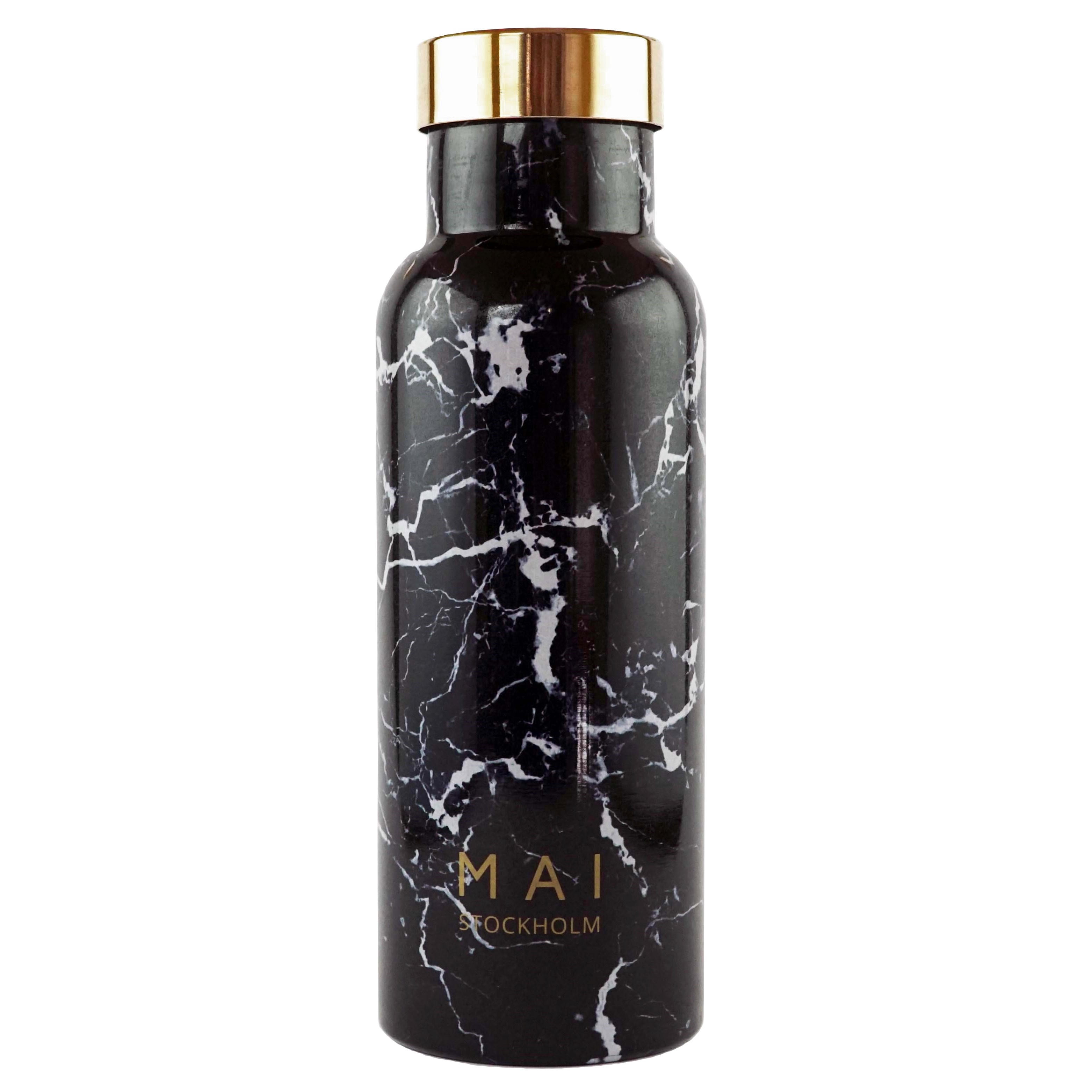 MAI Stockholm MAI bottles Black Marble Bottle 500 ml