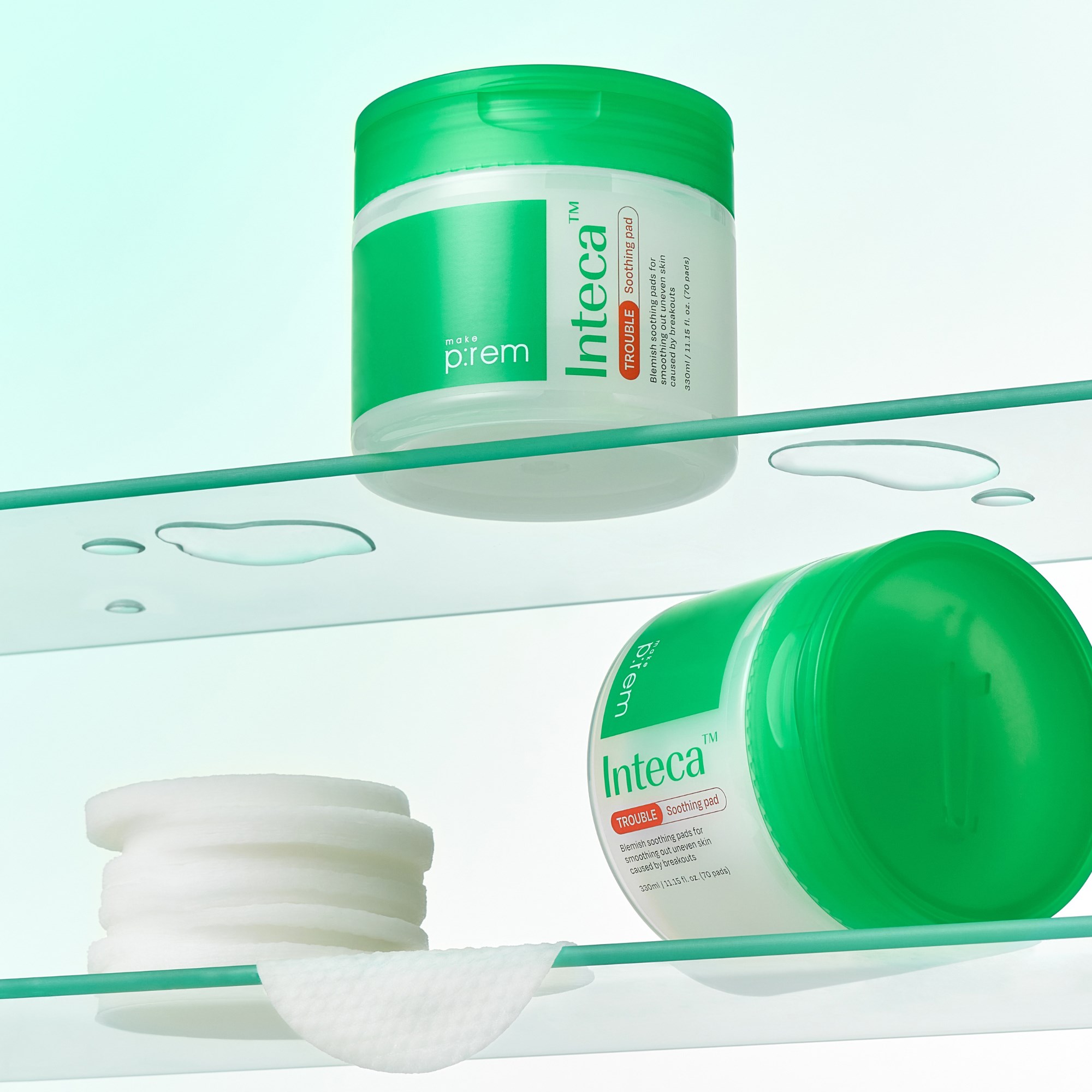 Make P:rem Inteca™ Trouble Soothing Pads 70 pads 330 ml (obrázok 4)