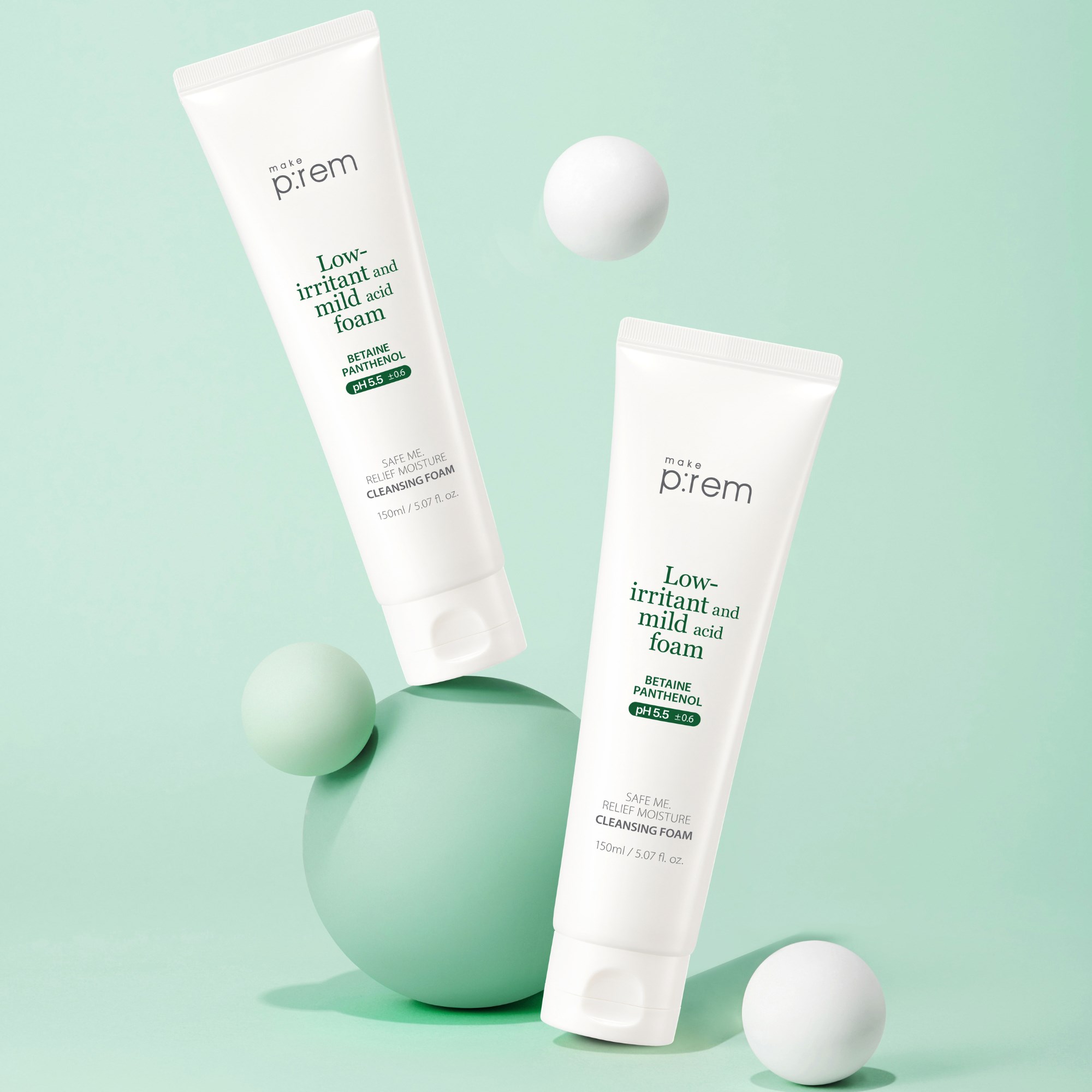 Make P:rem Safe me. Relief Moisture Cleansing Foam 150 ml (obrázok 4)