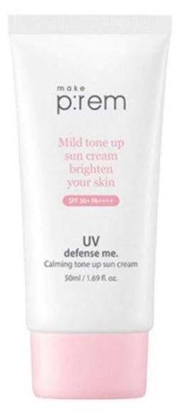 MAKE PREM UV defense me. Calming tone up sun cream 50 ml