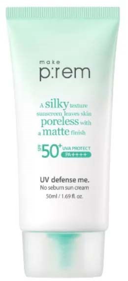 Make P:rem UV defense me. No Sebum Sun cream 50 ml