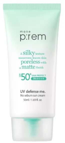 Make Prem UV defense me. No Sebum Sun cream 50 ml
