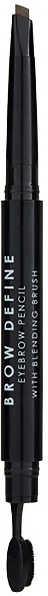 MUA Makeup Academy Brow Define Eyebrow Pencil with Blending Brush Dark Brown