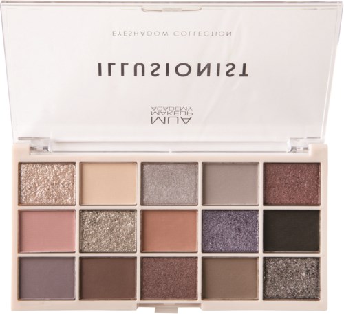 MUA Makeup Academy Eyeshadow Palette 15 Shades Illusionist