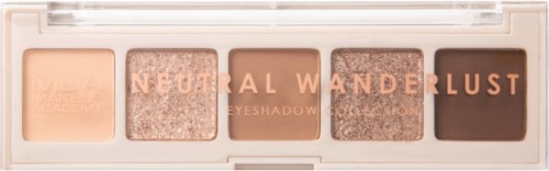 MUA Makeup Academy Eyeshadow Palette 5 Shades Neutral Wanderlust