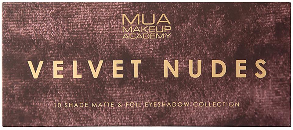 Makeup Academy Velvet Nudes 10 Shade Paper Palette