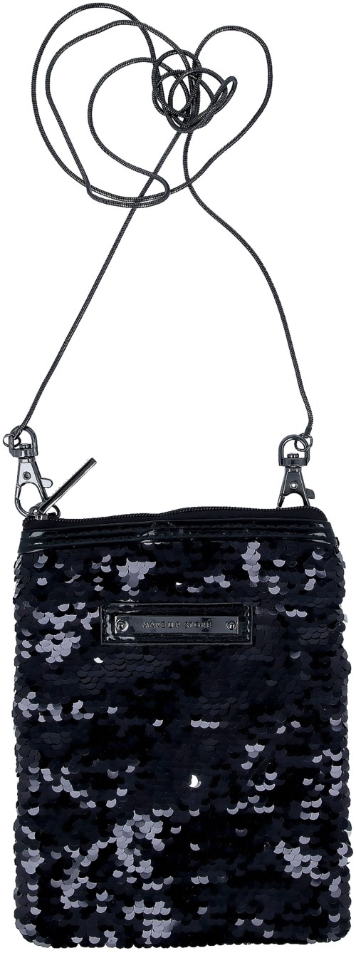 Make Up Store Black Sequin Bag