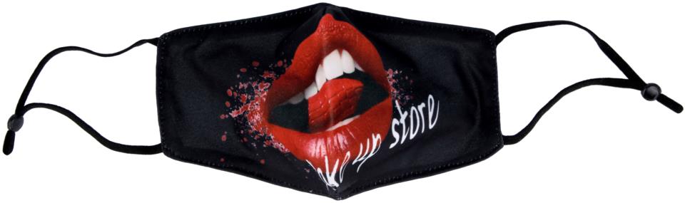Make Up Store Face Mask Red Lips Black