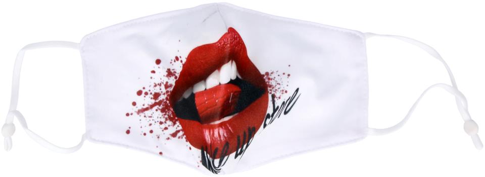 Make Up Store Face Mask Red Lips White