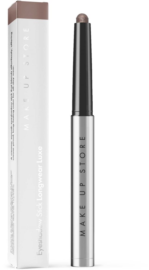 Тени для век в стике Make Up Store Longwear Luxe кремовые, с блеском, оттенок Smoky Crystal, 1,6 г — фото 4
