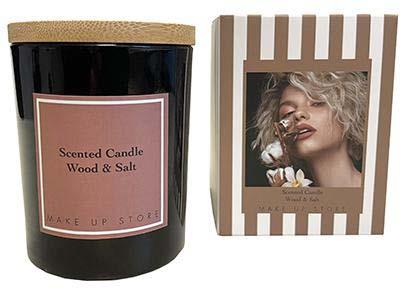 Make Up Store Scented Candle Wood & Salt