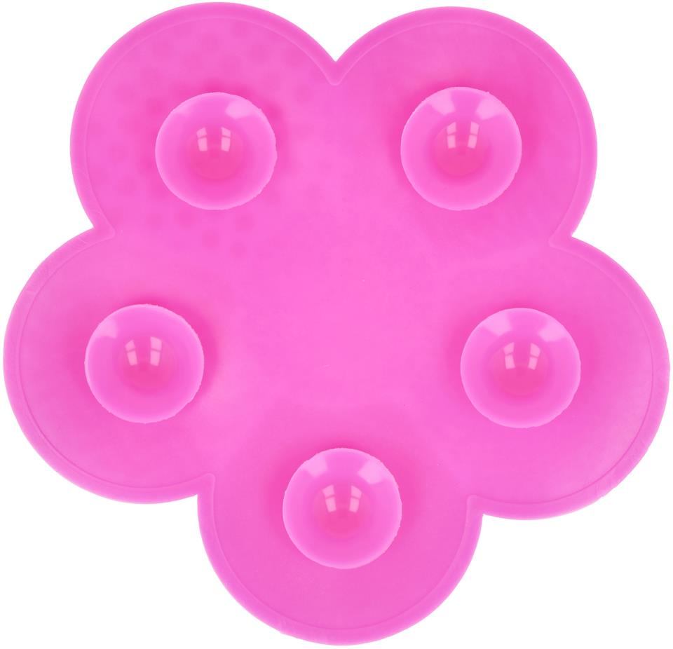Make Up Store Silicone Brush Cleaner Pink Flower