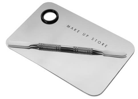 Make Up Store Steel Tray With Spatula