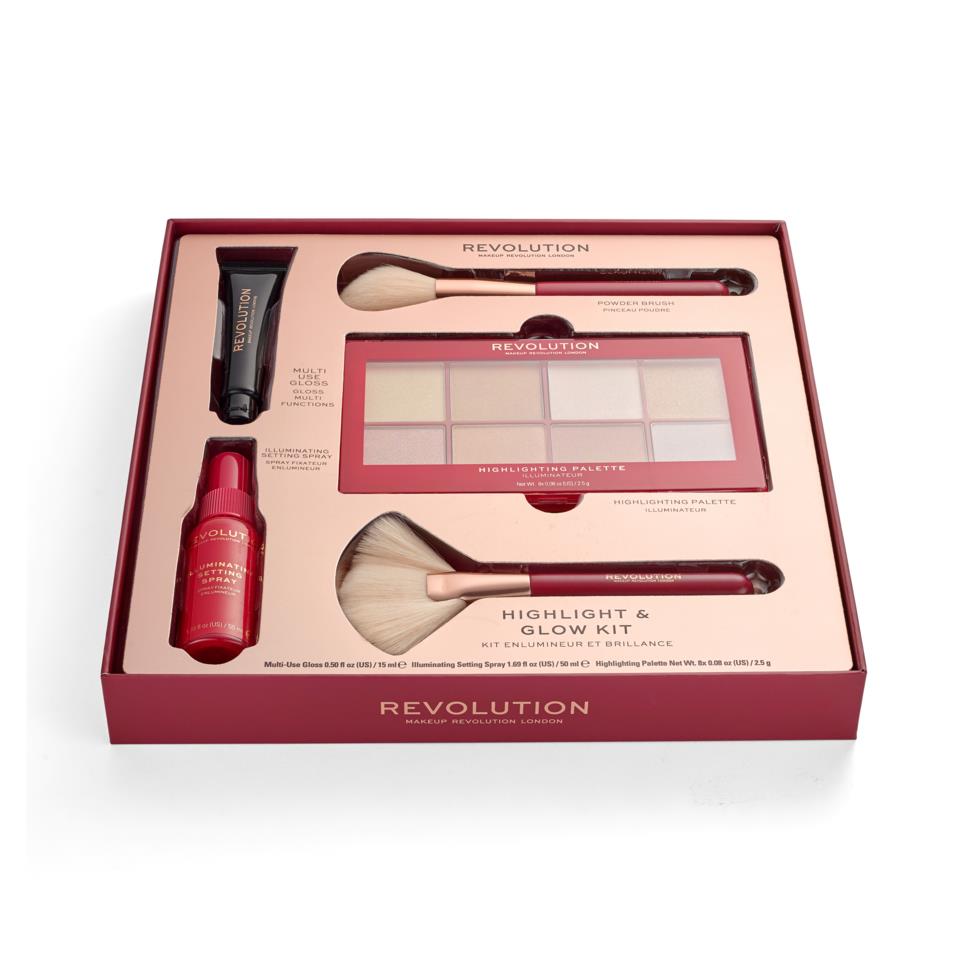 Makeup Revolution Highlight & Glow Gift Set
