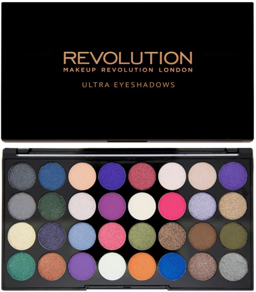 Revolution Beauty London 32 Eyeshadow Palette Eyes Like Angels