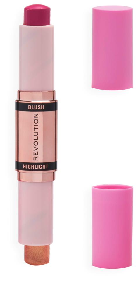 Makeup Revolution Blush & Highlight Stick Champagne Shine 4,3 g
