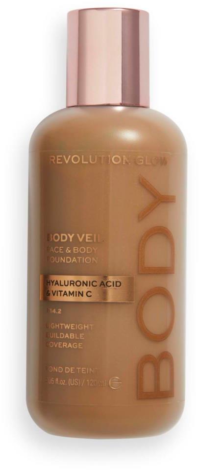 Makeup Revolution Body Veil Foundation F14.2 120ml