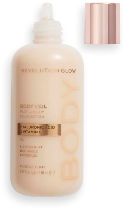 Revolution Beauty London Body Veil Foundation F3