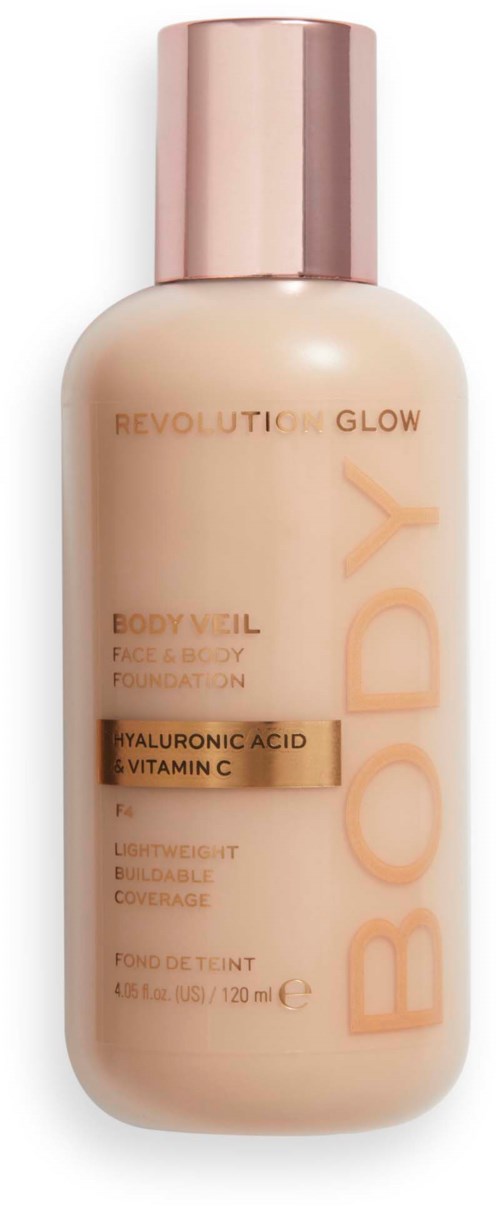Revolution Beauty London Body Veil Foundation F4