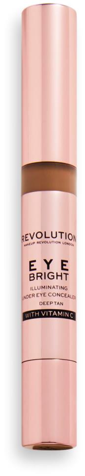 Makeup Revolution Bright Eye Concealer Medium Deep Tan 3ml