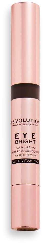 Makeup Revolution Bright Eye Concealer Warm Chestnut 3ml