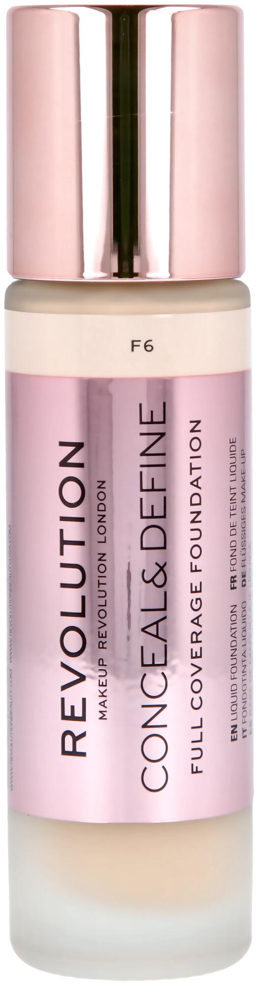 Revolution Beauty London Conceal & Define Foundation F6