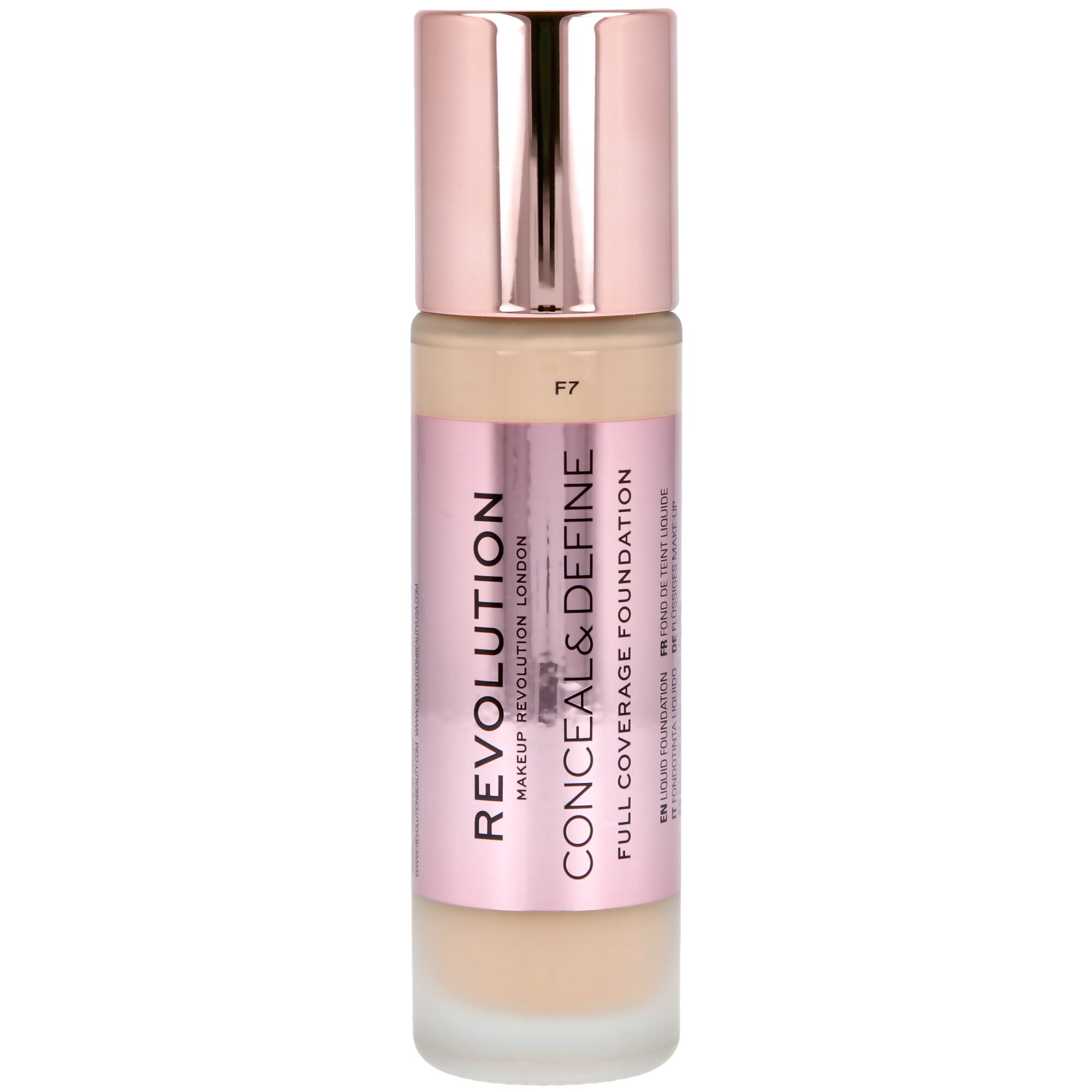 Revolution Beauty London Conceal & Define Foundation F7