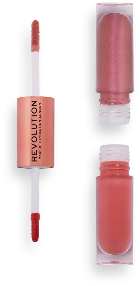 Makeup Revolution Double Up Liquid Shadow Blissful Pink 2,2 ml