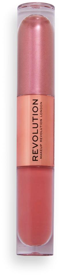 Makeup Revolution Double Up Liquid Shadow Blissful Pink 2,2 ml