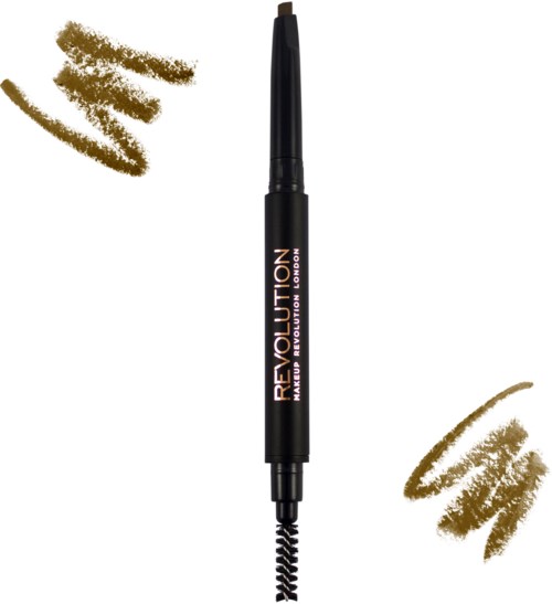 Makeup Revolution Duo Brow Pencil Light Brown