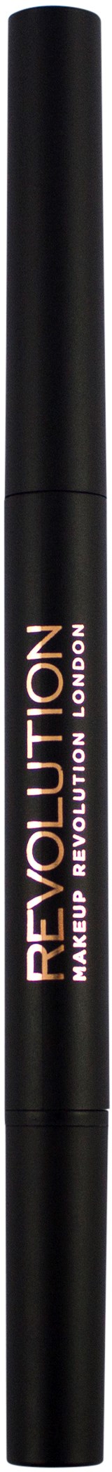 Revolution Beauty London Duo Brow Pencil  Medium Brown