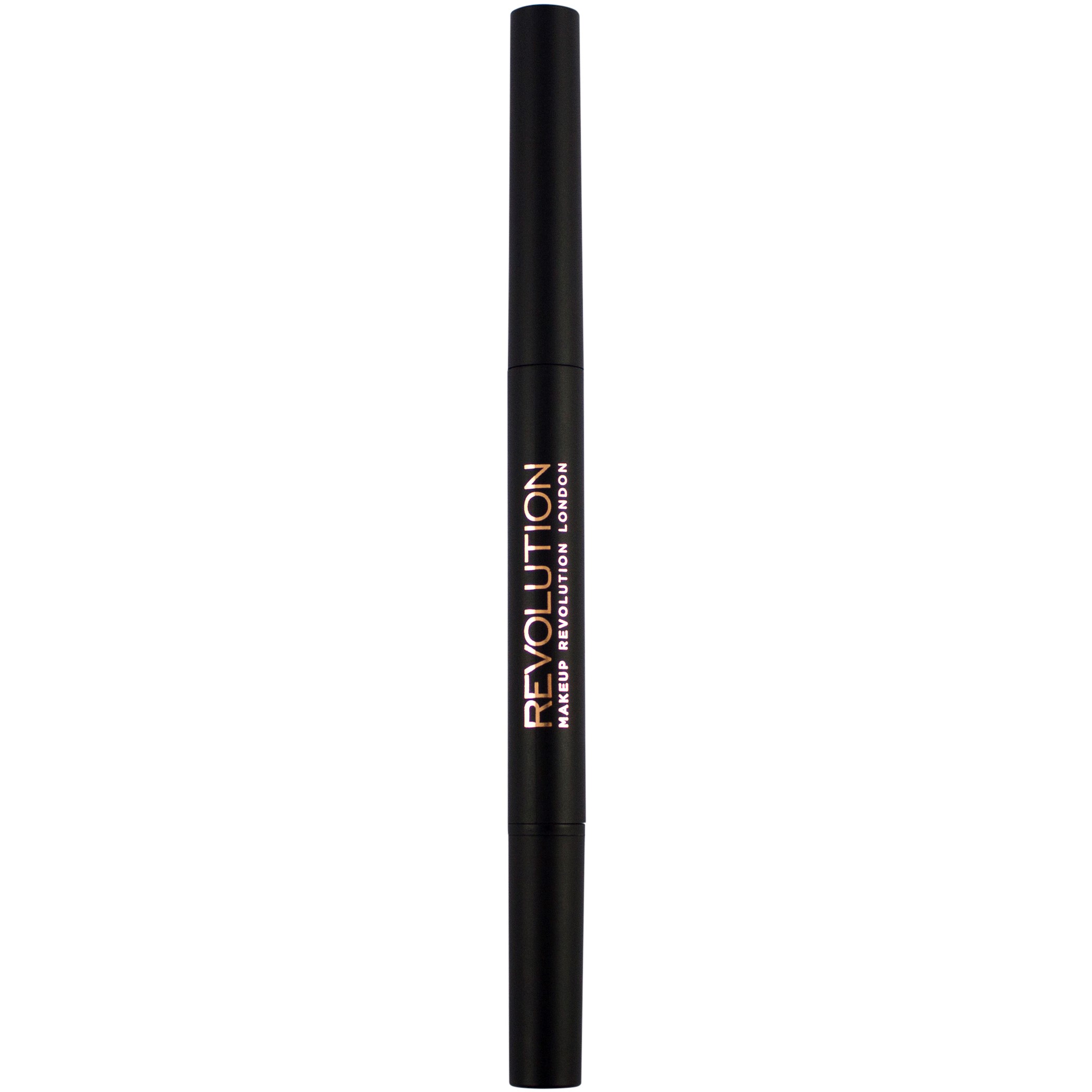 Läs mer om Makeup Revolution Duo Brow Pencil Medium Brown