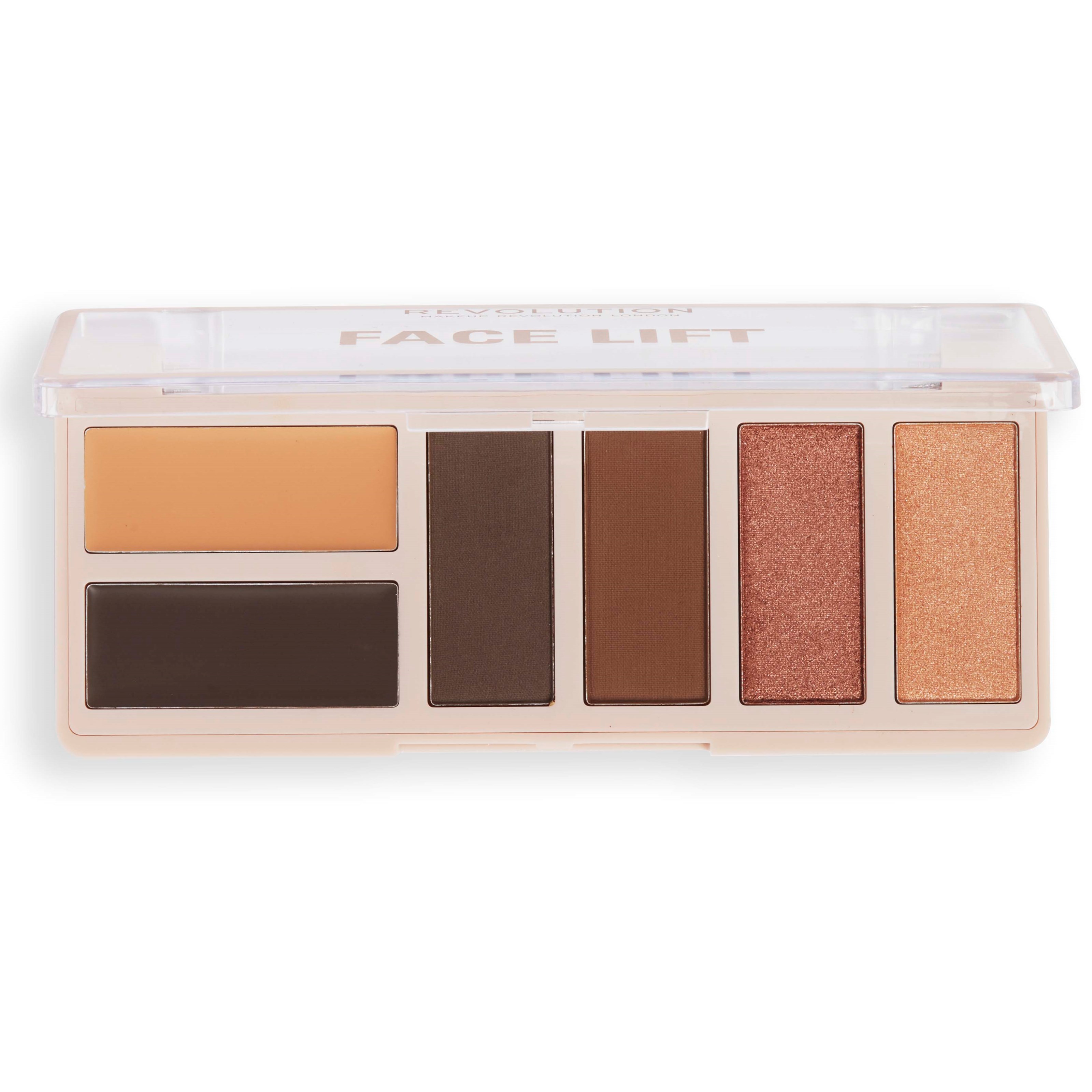 Produktfoto för Makeup Revolution Face Lift Palette Tan to Deep Tan to Deep