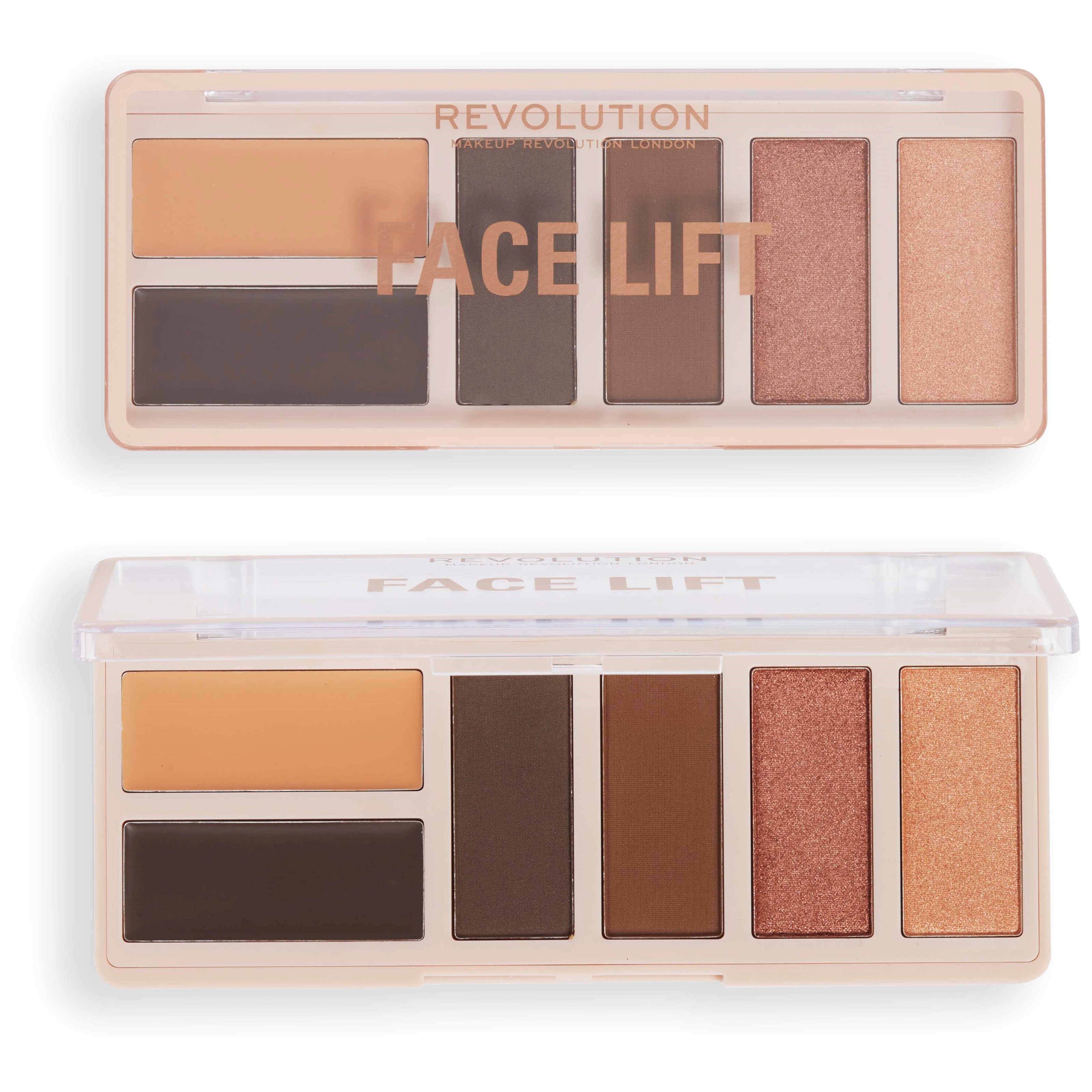 Alternativ bild 1 för Makeup Revolution Face Lift Palette Tan to Deep Tan to Deep