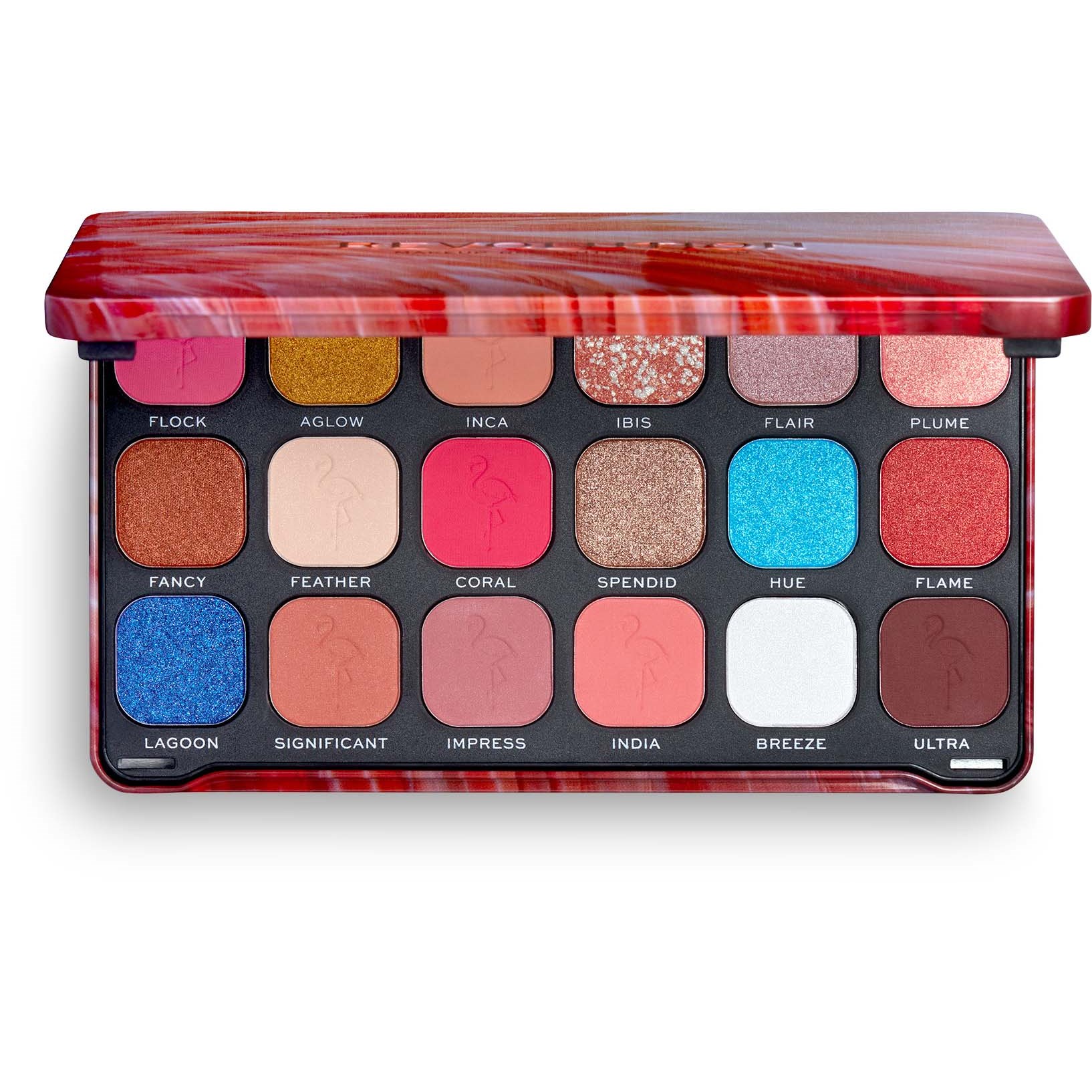 Produktfoto för Makeup Revolution Forever Flawless Flamboyance Flamingo Palette