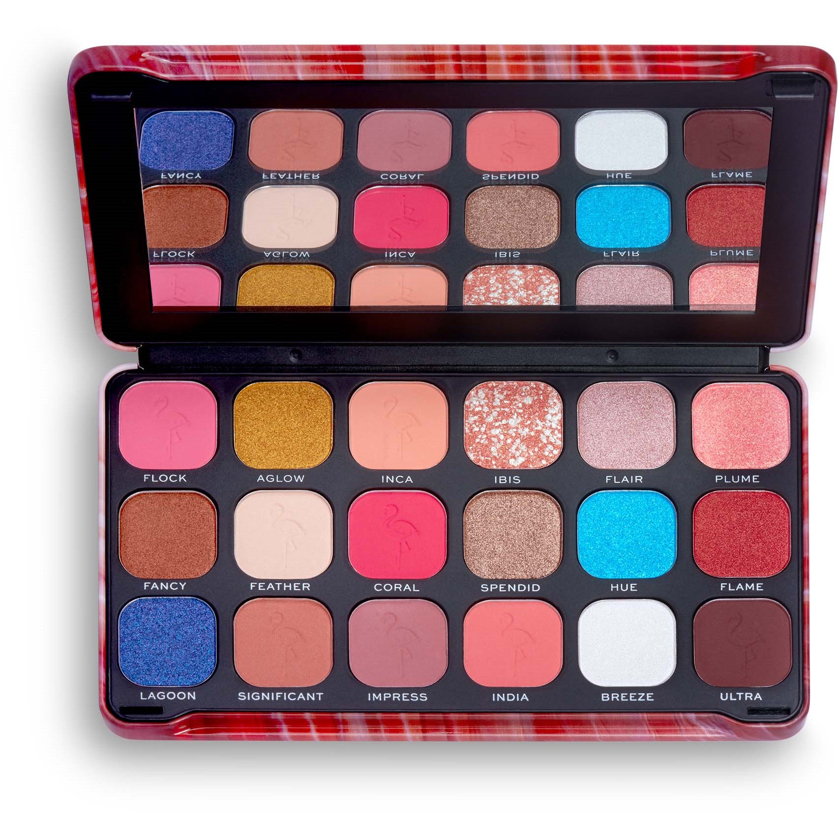 Revolution Beauty London Forever Flawless Flamboyance Flamingo Palette (obrázok 4)
